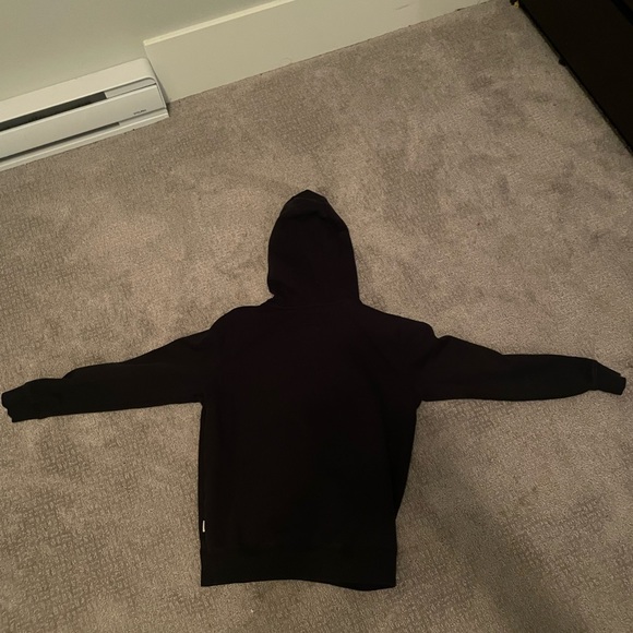 Black Vans Skateboard Hoodie Size Youth Small - Picture 2 of 2